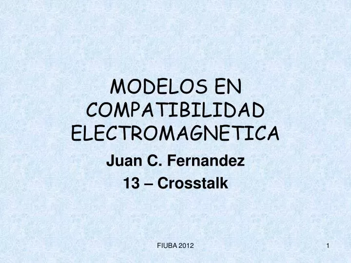 modelos en compatibilidad electromagnetica