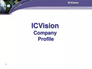 ICVision Company Profile