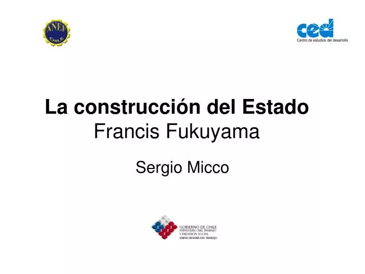 la construcci n del estado francis fukuyama