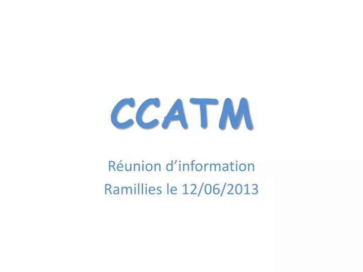 ccatm