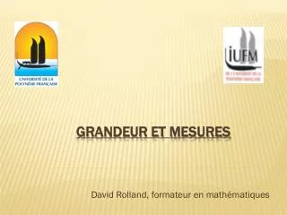 david rolland formateur en math matiques