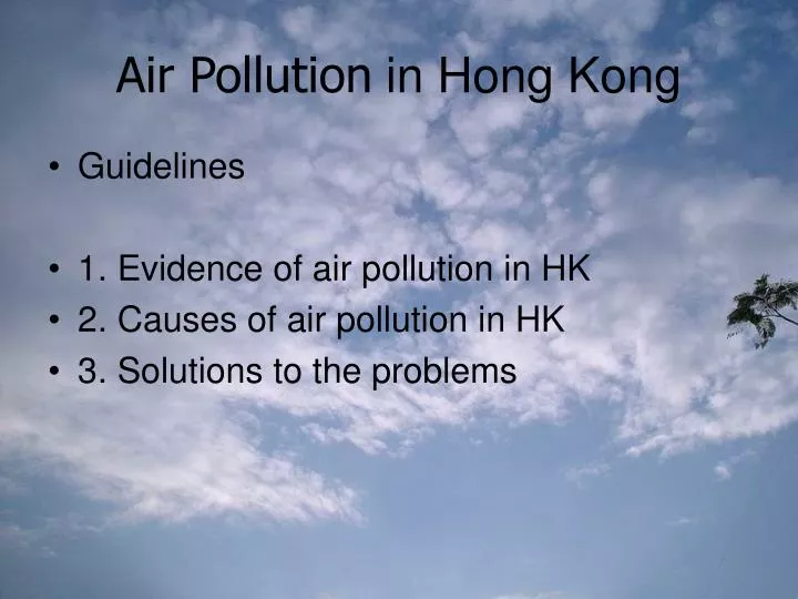 air pollution in hong kong