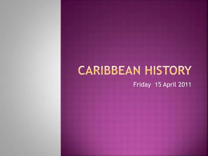 caribbean history