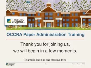OCCRA Paper Administration Training