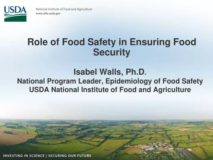 role of food safety in ensuring food security