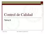 Control de Calidad - slide 1