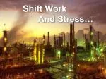 Shift Work - slide 1