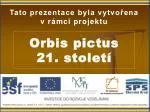Orbis pictus 21. století - slide 1