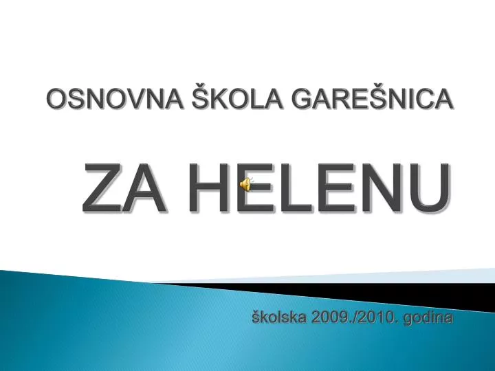 osnovna kola gare nica za helenu kolska 2009 2010 godina