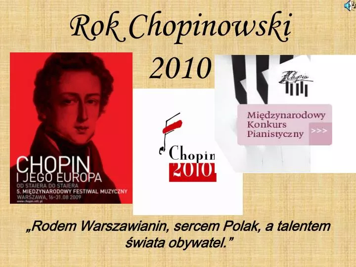 rok chopinowski 2010