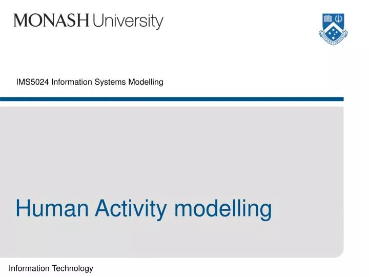 ims5024 information systems modelling