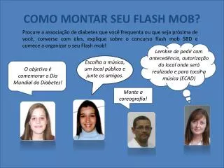 como montar seu flash mob