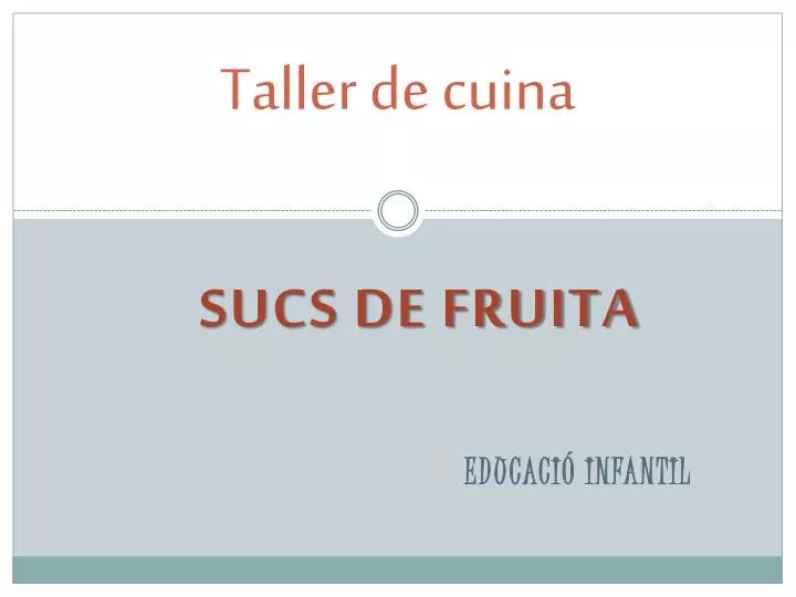 taller de cuina