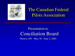 The Canadian Federal Pilots Association