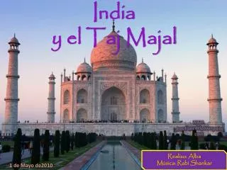 india y el taj majal