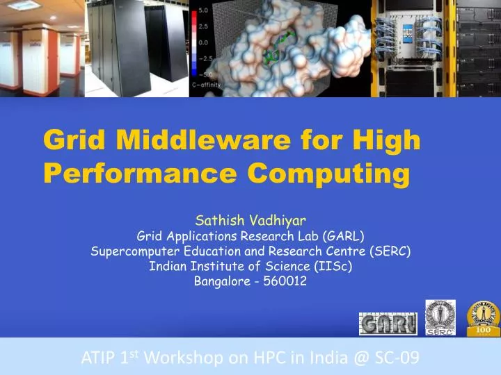 grid middleware for high performance computing