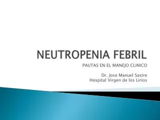 neutropenia febril