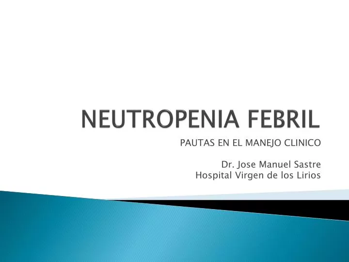 neutropenia febril