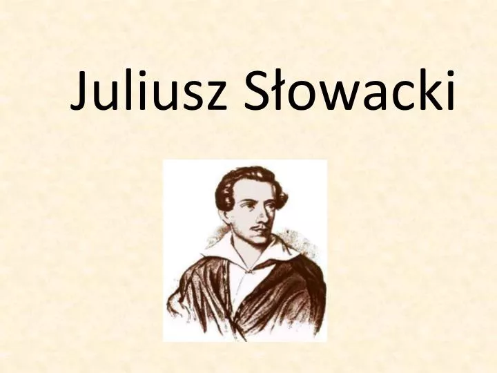 juliusz s owacki