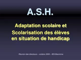 a s h