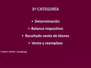3 categor a