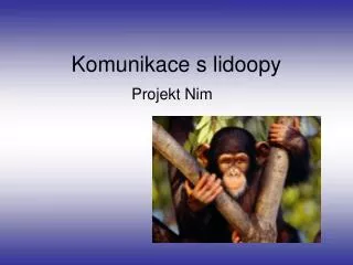 komunikace s lidoopy