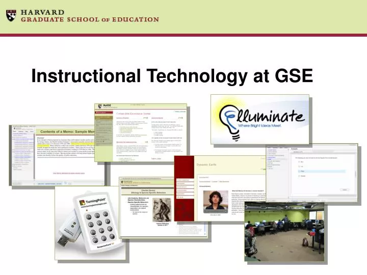 instructional technology at gse