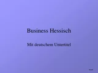 business hessisch