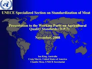 UNECE Specialized Section on Standardization of Meat