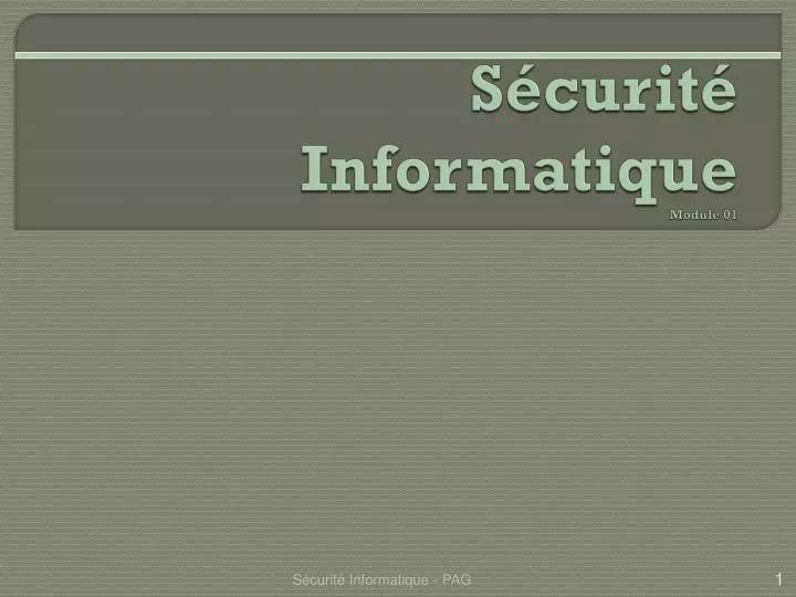 s curit informatique module 01