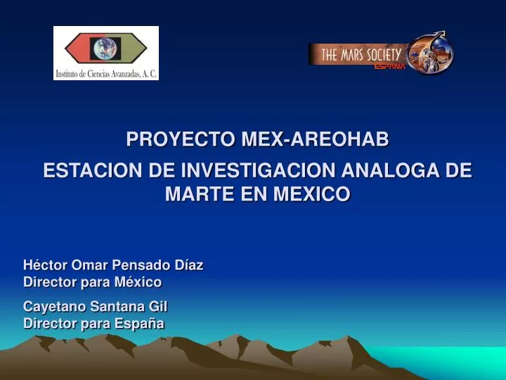 proyecto mex areohab estacion de investigacion analoga de marte en mexico