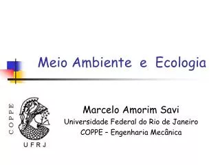 meio ambiente e ecologia