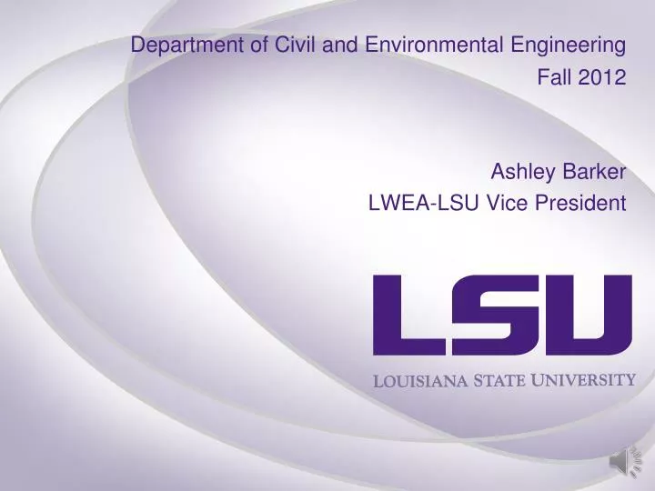 department of civil and environmental engineering