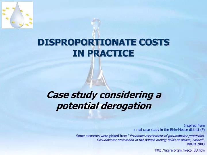 disproportionate costs in practice