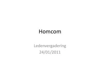 homcom