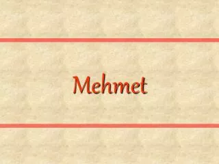 mehmet