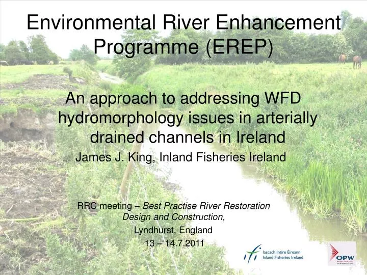environmental river enhancement programme erep