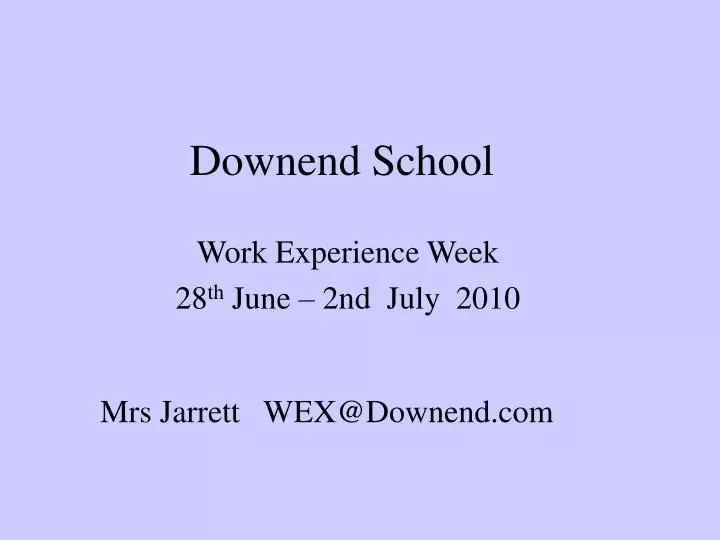 downend school