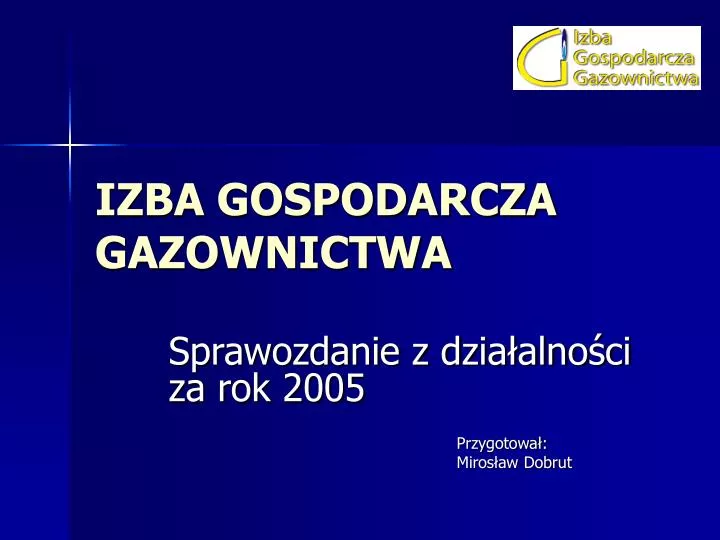 izba gospodarcza gazownictwa