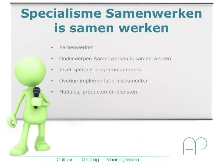 specialisme samenwerken is samen werken