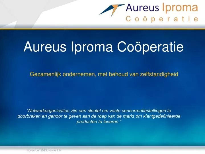 aureus iproma co peratie