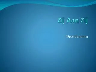 zij aan zij
