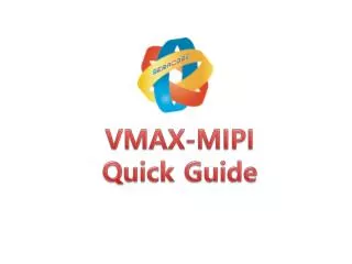 VMAX-MIPI Quick Guide