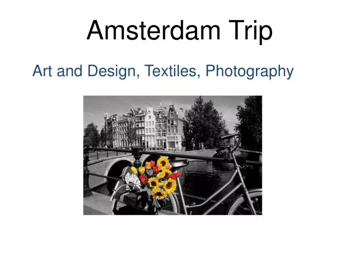 amsterdam trip