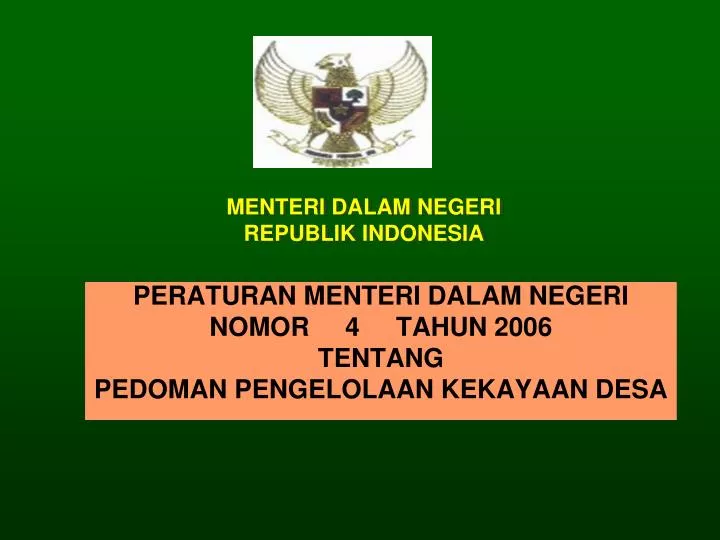 menteri dalam negeri republik indonesia