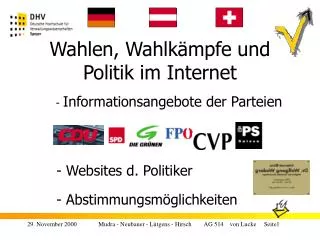 wahlen wahlk mpfe und politik im internet