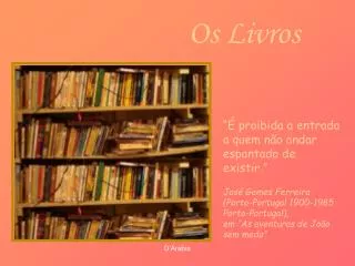 os livros