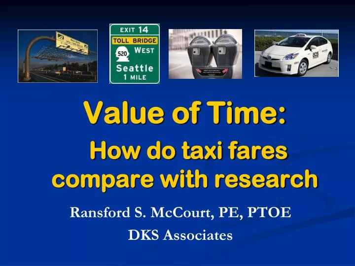 value of time how do taxi fares compare with research