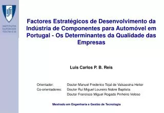 luis carlos p b reis
