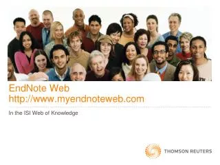 EndNote Web myendnoteweb